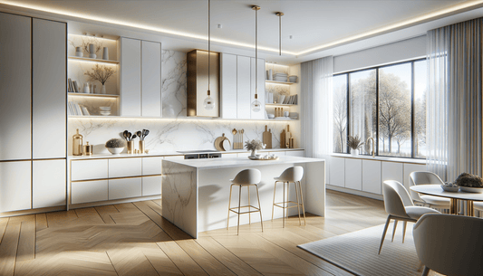 Silestone Quartz Alpina White Elegance for Luxe Interiors - Zicana Boutique