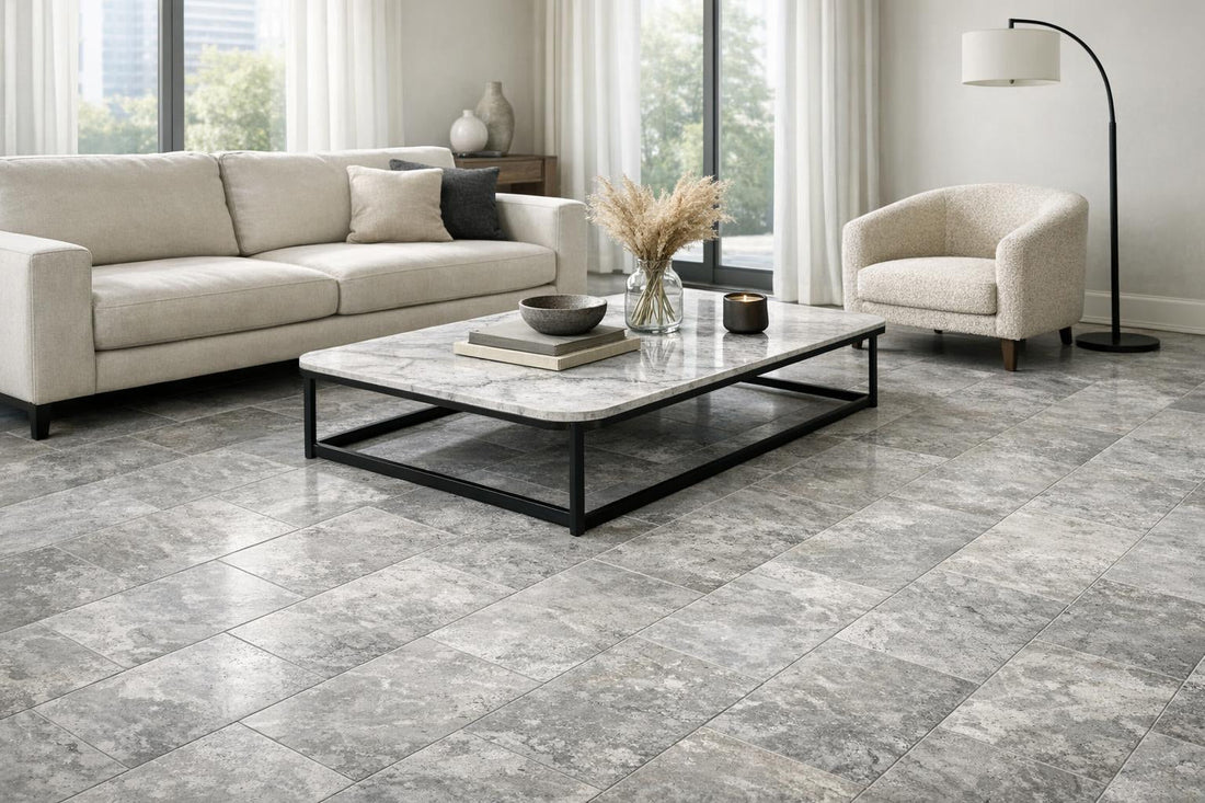 Silver Honed Travertine Tile 6"x12" Elevates Interiors Elegantly - Zicana Boutique