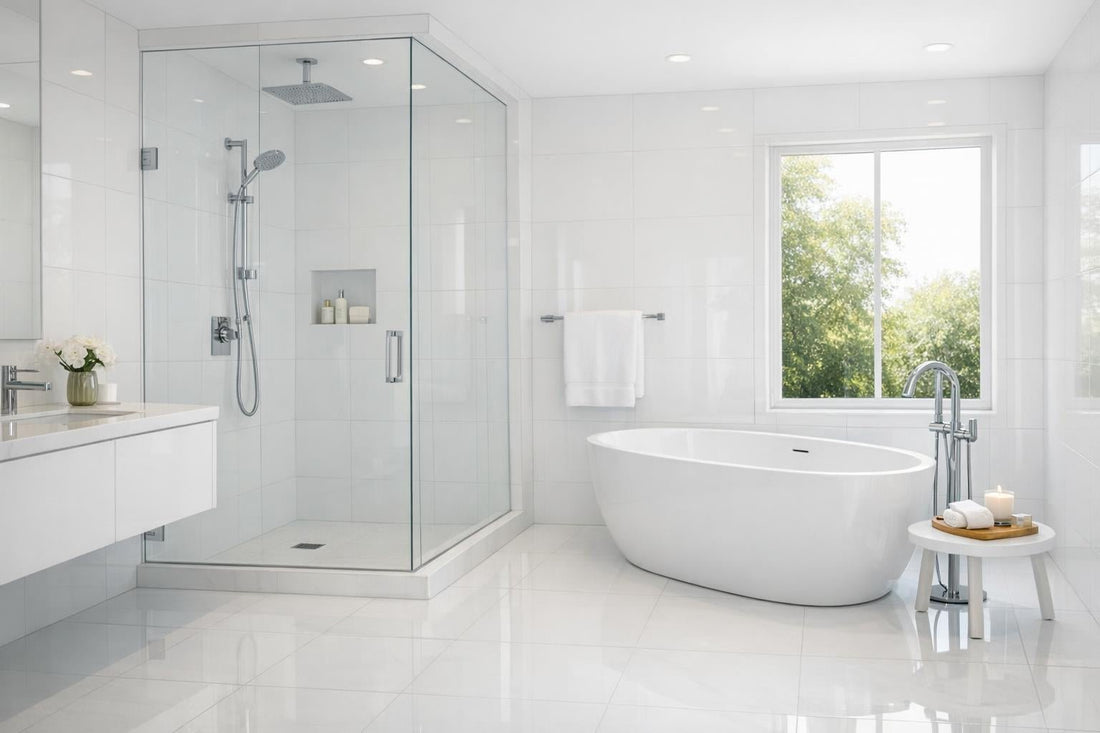 Solid White Tile: Elevate Spaces with Artistic Tile Solutions - Zicana Boutique