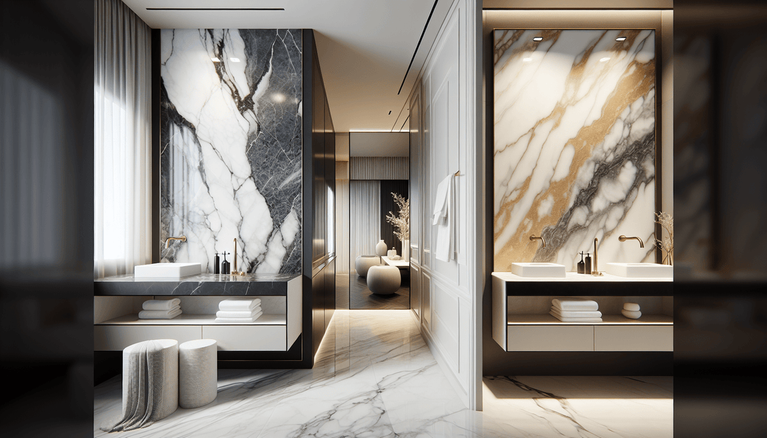 Statuario vs Calacatta Marble Guide for Luxury Design Excellence - Zicana Boutique