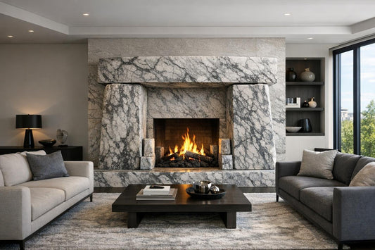 Stonehenge Fireplace Elegance with Zicana for Professionals - Zicana Boutique