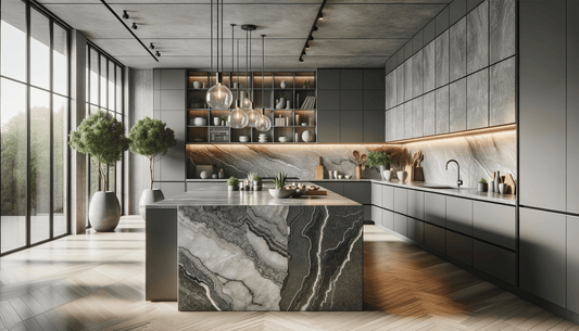 Strata Argentum Neolith Surfaces Elevate Luxury Stone Design - Zicana Boutique