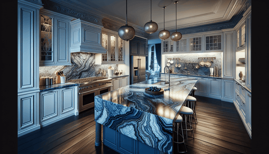 Stunning Blue Granite Countertop Colors for Luxury Home Design. - Z Boutique by Marble Couture