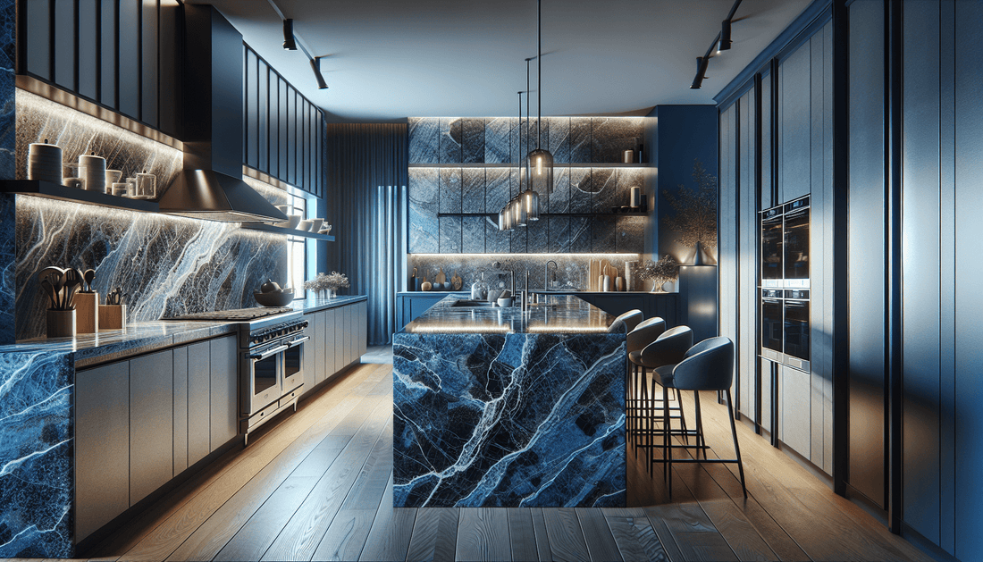 Stunning Blue Granite Countertops: Elegance for Homeowners and Professionals - Z Boutique by Marble Couture