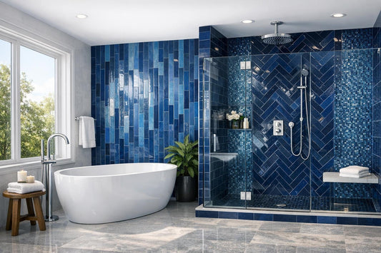Stunning Blue Tile Bathroom Ideas for Luxurious Spaces - Zicana Boutique