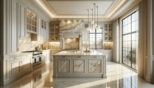 Stunning Images of Taj Mahal Quartzite Slabs for Design Inspiration - Zicana Boutique