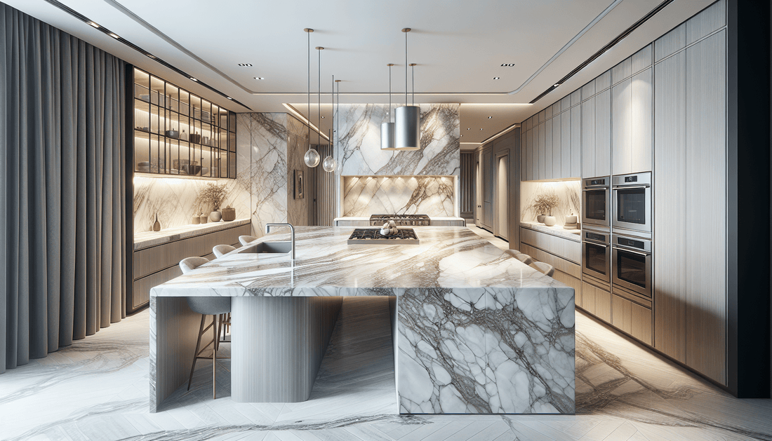 Stunning Marble Countertop Pictures for Elegant Home Designs - Zicana Boutique