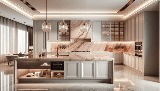 Stunning Pink Quartz Countertops: Elegance for Modern Homes - Z Boutique by Marble Couture