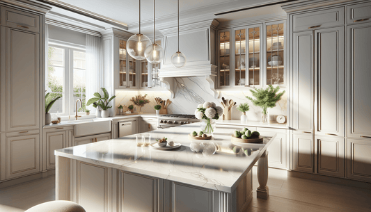 Super White Quartz Countertops: Elegance for Homes and Professionals - Z Boutique by Marble Couture