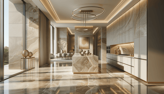 Taj Mahal Quartzite and Travertine Elegance for Timeless Design - Zicana Boutique