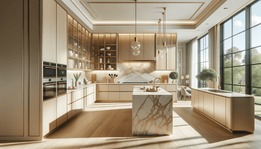 Taj Mahal Quartzite Champagne Finish Elegance for Luxury Spaces - Zicana Boutique