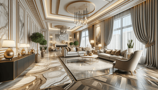 Taj Mahal Quartzite Floor and Decor Ideas for Luxury Spaces - Zicana Boutique