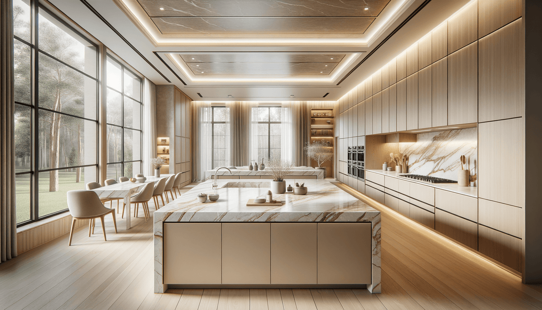 Taj Mahal Quartzite MN Elegance for Luxury Interior Design - Zicana Boutique
