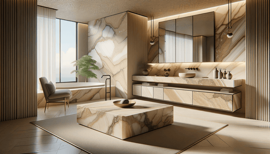 Taj Mahal Quartzite Off Cut Ideas for Luxurious Spaces - Zicana Boutique