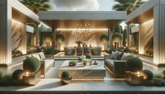 Taj Mahal Quartzite Outside: Elegant Durability for Luxury Spaces - Zicana Boutique