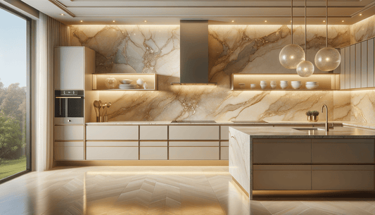 Taj Mahal Quartzite Peel and Stick for Luxe Projects - Zicana Boutique