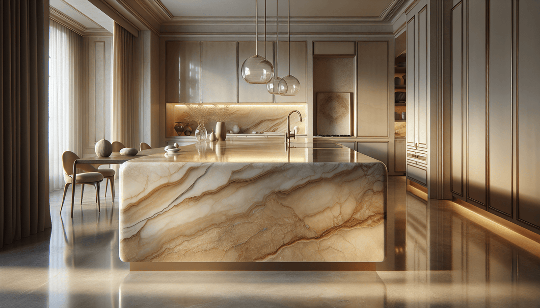 Taj Mahal Quartzite Polished: Elegance Redefined for Luxury Interiors - Z Boutique by Marble Couture