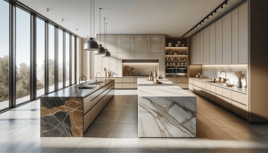 Taj Mahal Quartzite vs Porcelain for Luxury Surfaces - Zicana Boutique