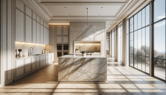 Taj Mahal Quartzite vs Travertine for Luxe Stone Designs - Zicana Boutique