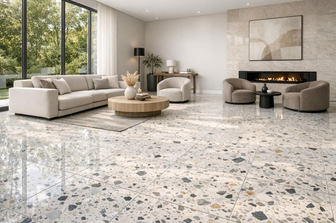 Terrazzo Flooring Tiles: Elevate Spaces with Versatile Elegance - Zicana Boutique