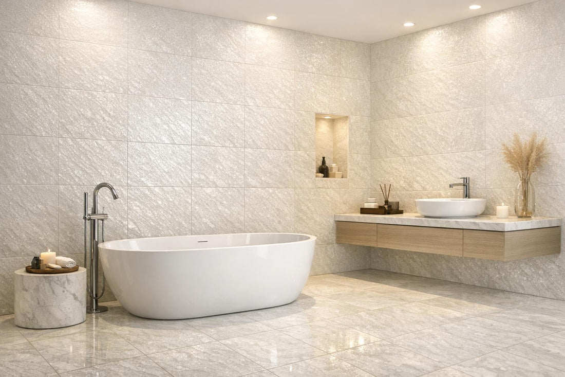 Textura Thassos Marble Tile: Elevate Architectural Aesthetics - Zicana Boutique