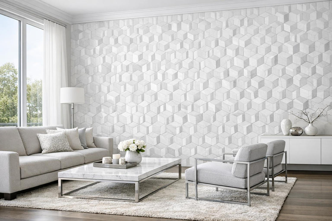 Thassos Marble: Elevate Spaces with Artistic Tile Mastery - Zicana Boutique