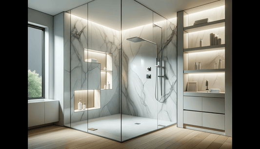 Thin Porcelain Slabs for Shower Walls: Sleek, Lasting Luxury - Zicana Boutique