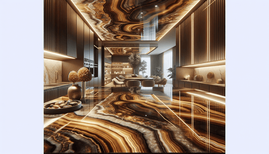 Tiger Eye Gemstone Countertops: Luxury Design for Captivating Interiors - Z Boutique by Marble Couture