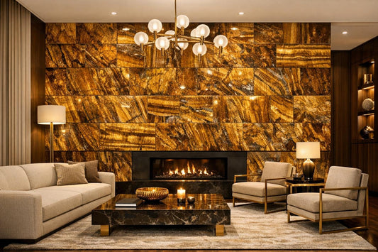 Tiger Eye Gold Gemstone: Elevate Spaces with Zicana Boutique - Zicana Boutique