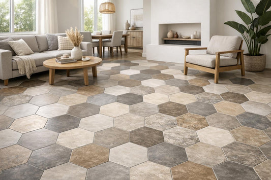 Tiled Hexagons: Elevate Designs for Home and Trade Pros - Zicana Boutique