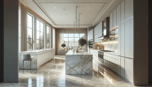 Timeless Design with Silestone Eternal Statuario in Kitchens - Z Boutique by Marble Couture