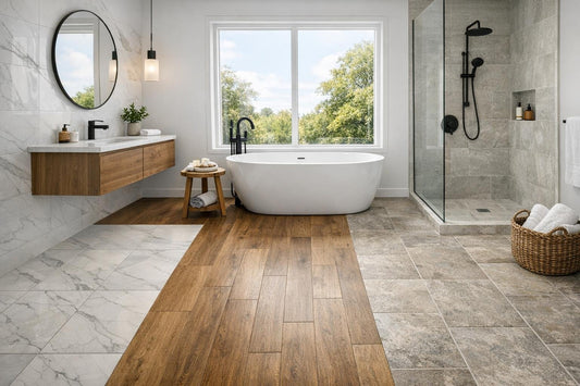 Top Bathroom Flooring Solutions for Style and Durability - Zicana Boutique