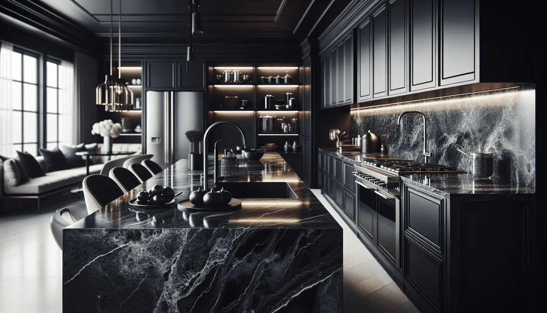 Top Black Granite Colors for Luxurious Countertops - Z Boutique by Marble Couture