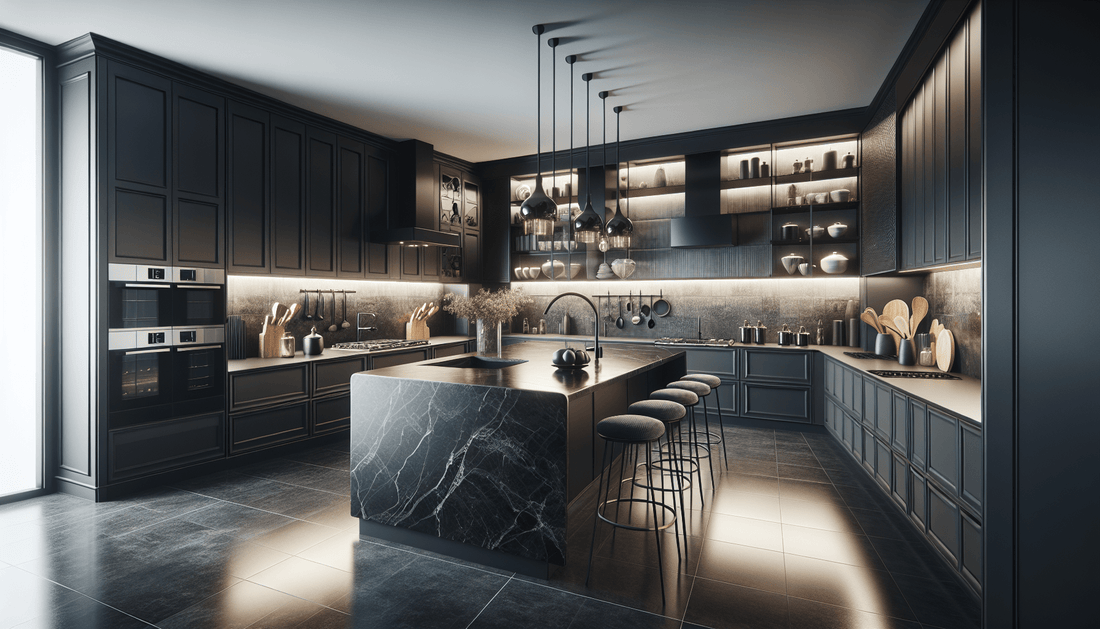 Top Black Stone Countertop Options for Luxury Homes and Projects - Zicana Boutique