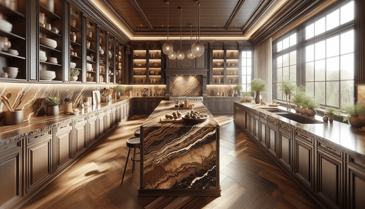 Top Brown Granite Countertop Colors for Luxurious Home Designs - Z Boutique by Marble Couture