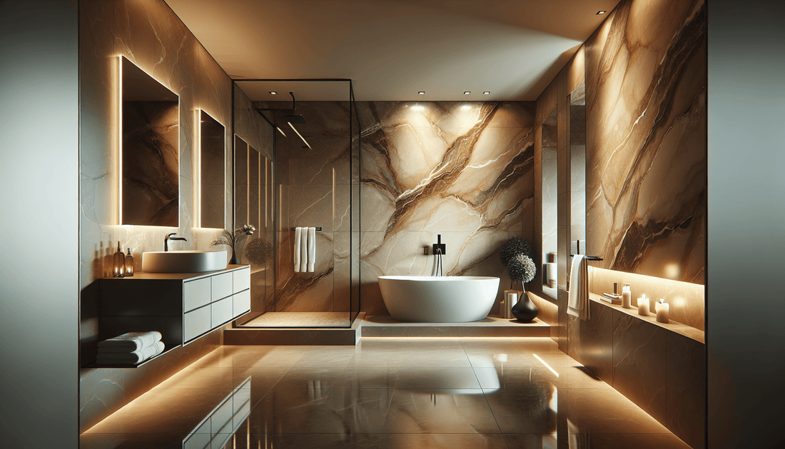 Transform Bathrooms with ABK Stone Porcelain by Zicana Boutique - Z Boutique by Marble Couture