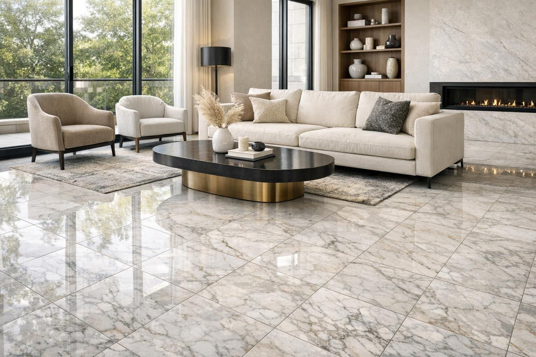 Transform Spaces with Alba Chiarro Polished Marble Tile - Zicana Boutique