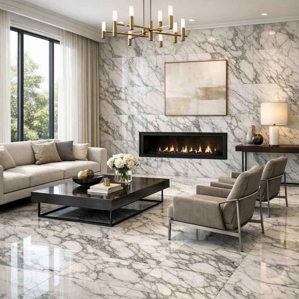 Transform Spaces with Arabescato Polished Marble from Zicana - Zicana Boutique
