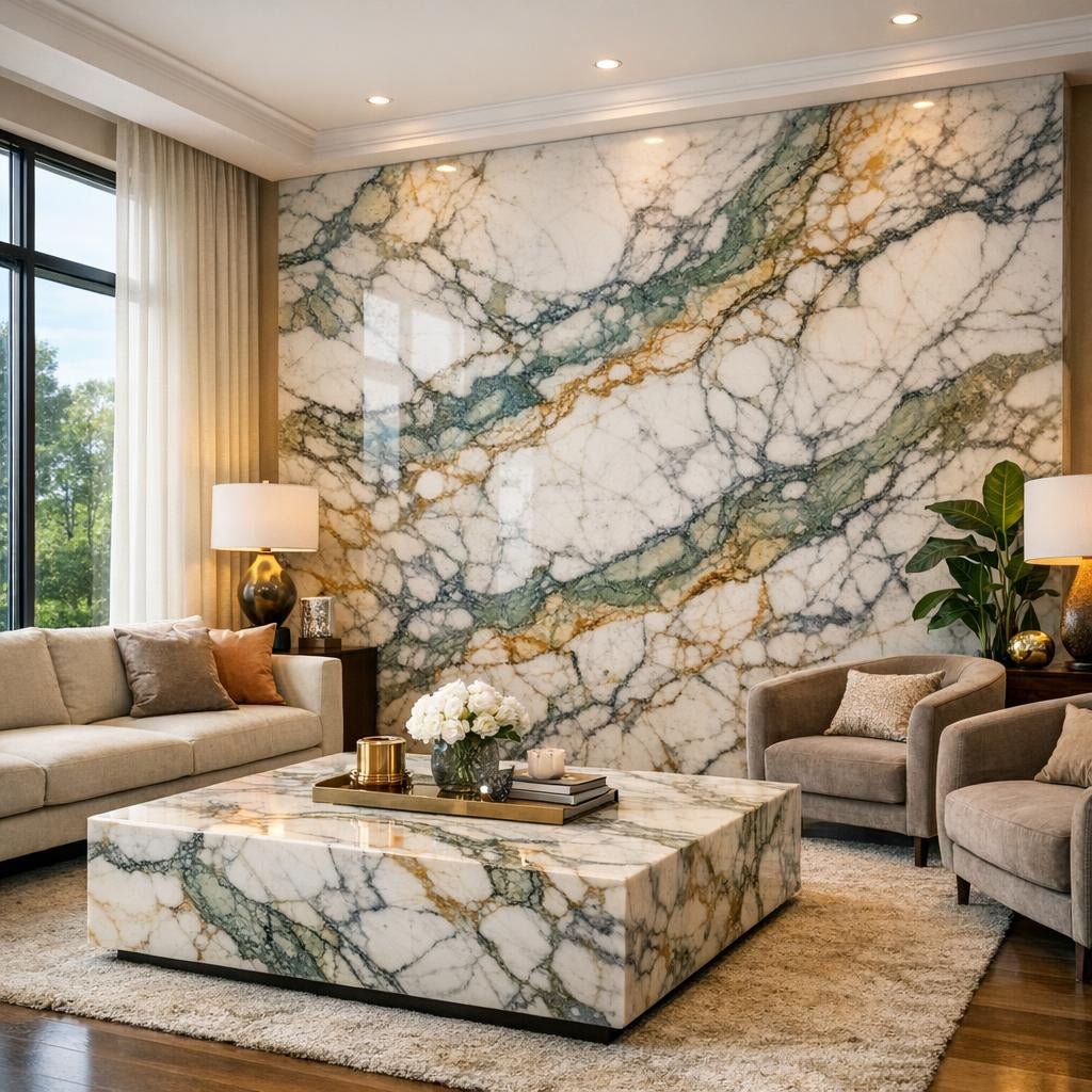 Transform Spaces with Calacatta Monet Marble - Zicana Boutique - Zicana Boutique