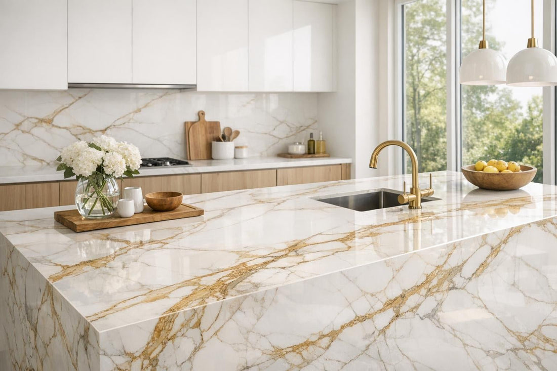 Transform Spaces with Calacatta Oro Venato Laminam Solutions - Zicana Boutique