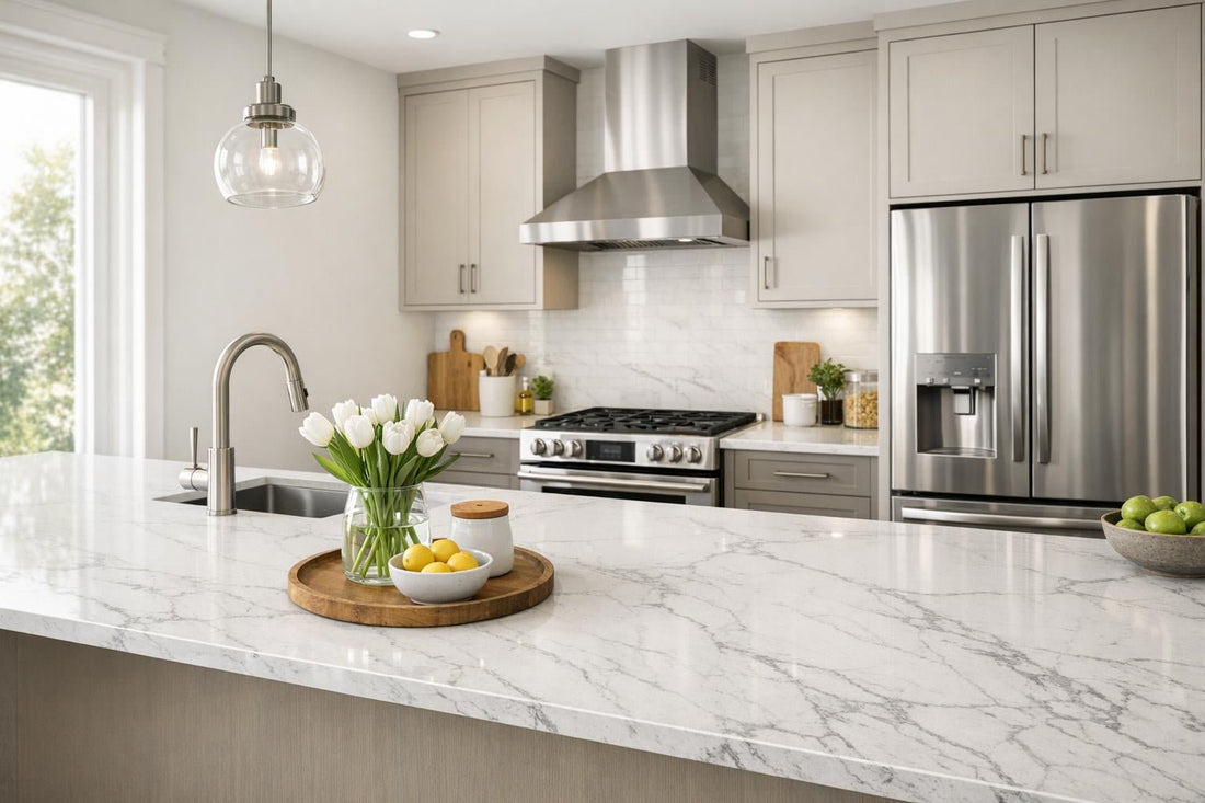 Transform Spaces with Carrera White Tessa Quartz Expertise - Zicana Boutique