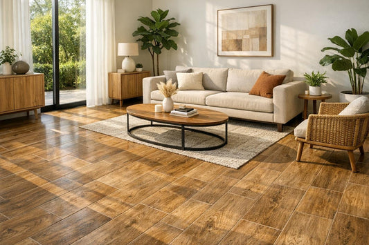 Transform Spaces with Ceramic Tiles That Look Like Wood - Zicana Boutique