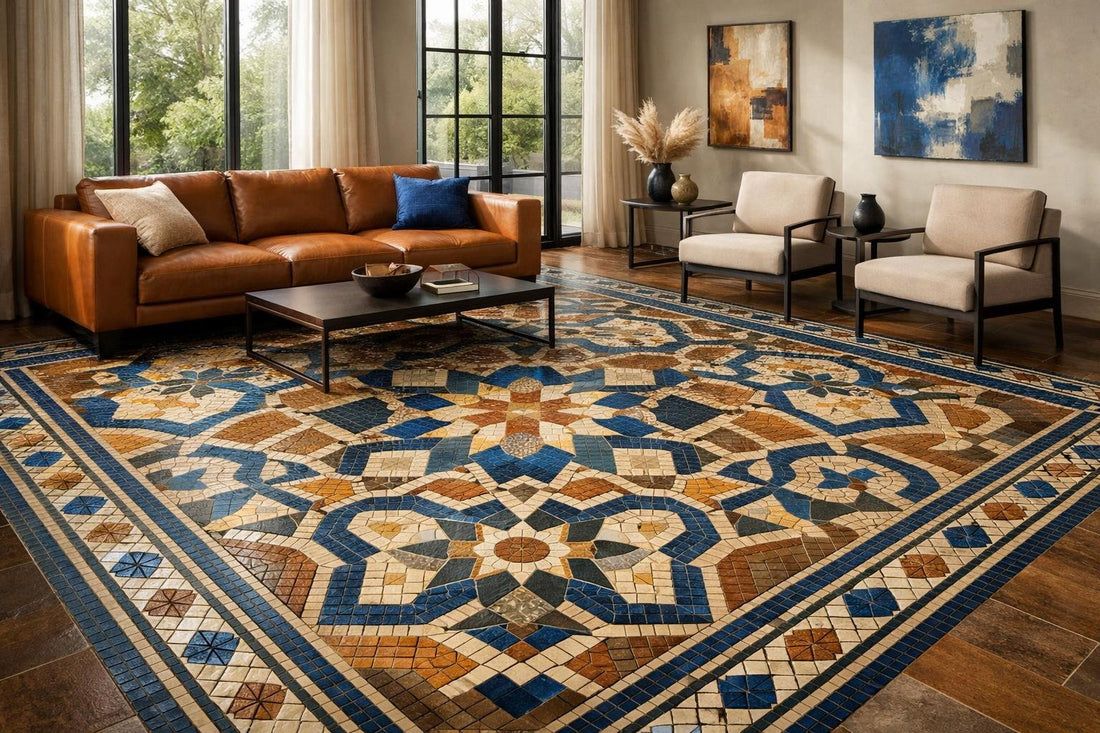 Transform Spaces with Elegant Floor Tile Mosaics - Zicana Boutique