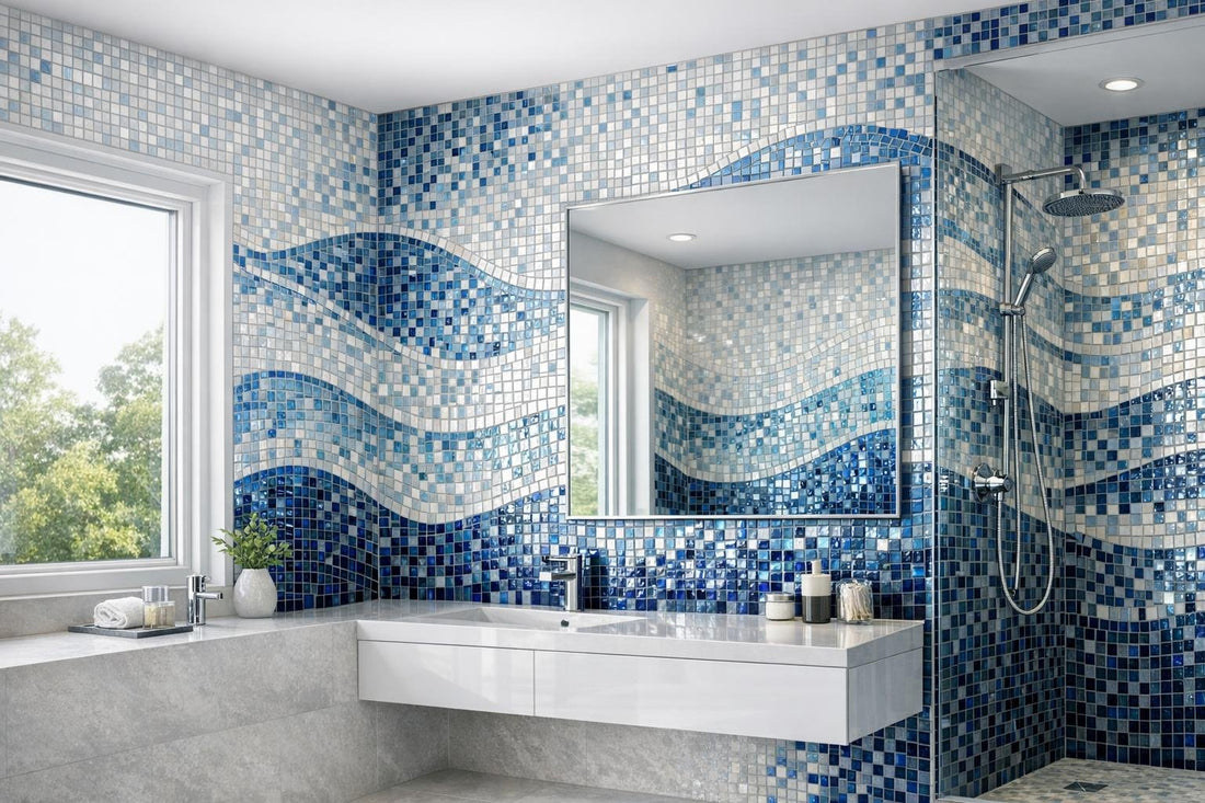 Transform Spaces with Elegant Tile Glass Mosaic Designs - Zicana Boutique