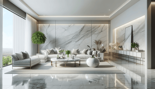 Transform Spaces with Elegant White Quartz Marble - Z Boutique by Marble Couture