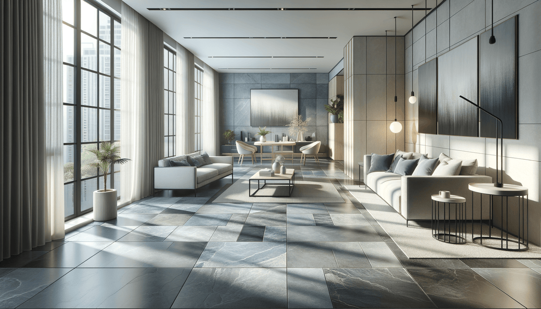 Transform Spaces with Gascogne Blue Honed Limestone Tiles - Zicana Boutique