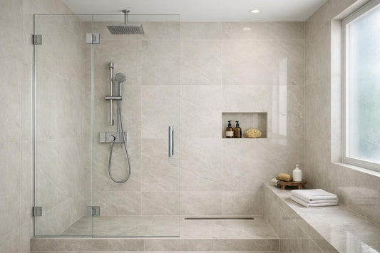 Transform Spaces with Large Format Shower Tile Solutions - Zicana Boutique