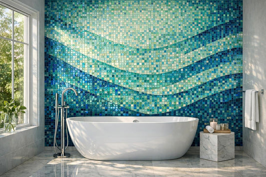 Transform Spaces with Luxurious Glass Mosaic Tile Solutions - Zicana Boutique