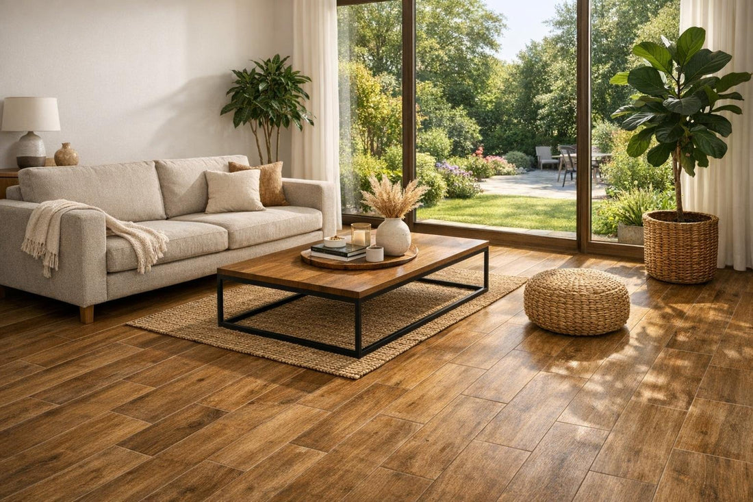Transform Spaces with Wood Look Floor Tiles - Zicana Boutique