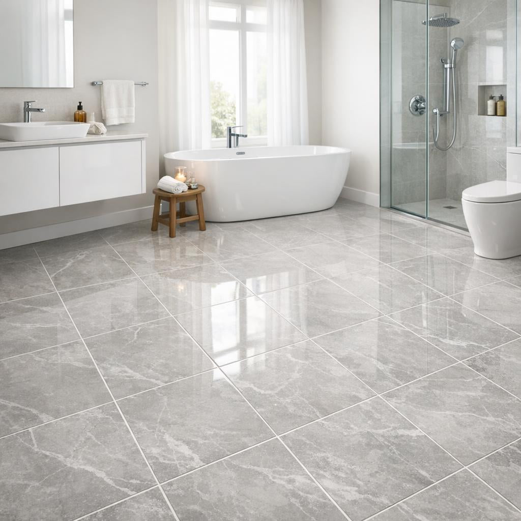 Transform Your Bathroom with Ceramic Tile Flooring Solutions - Zicana Boutique